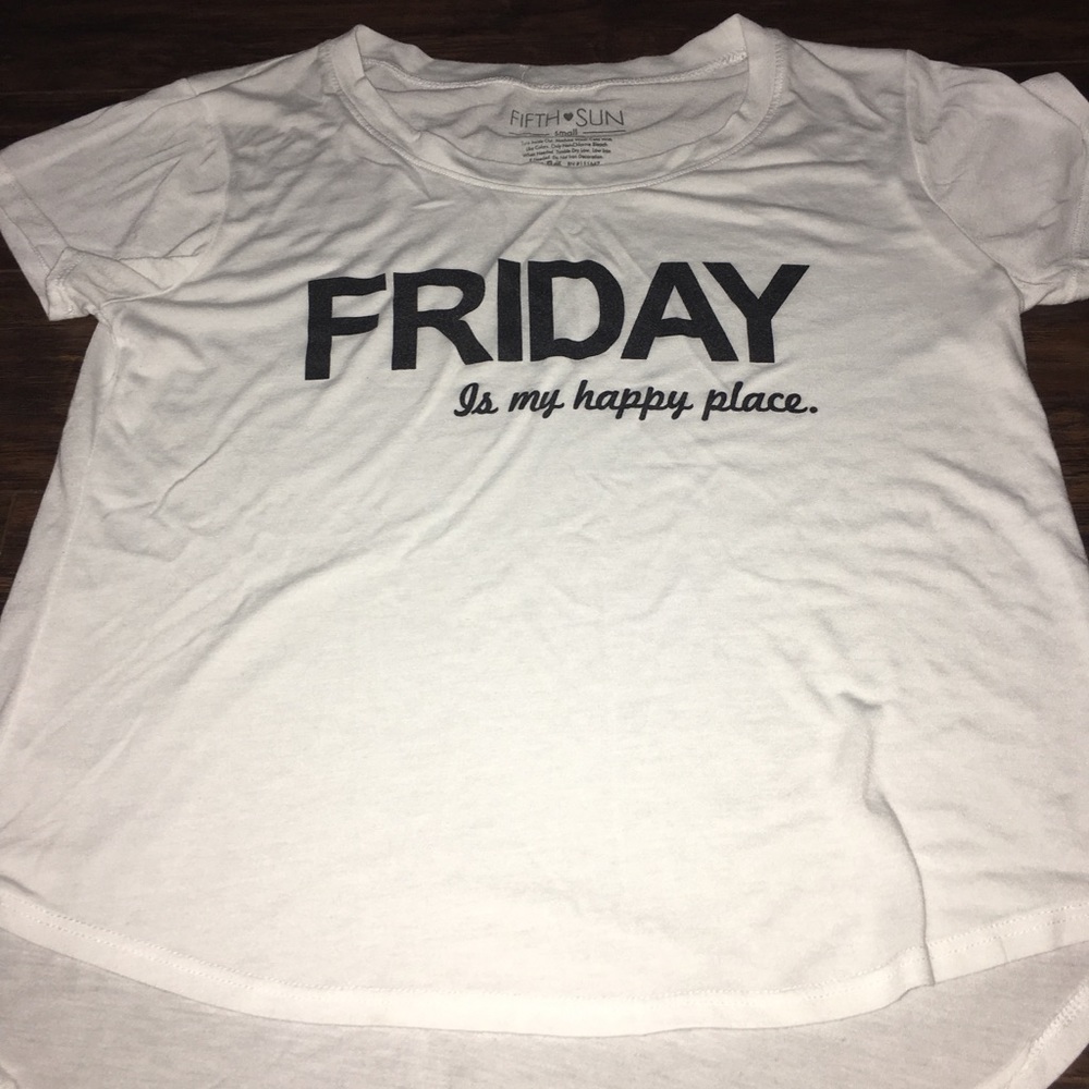 White tee shirt blouse